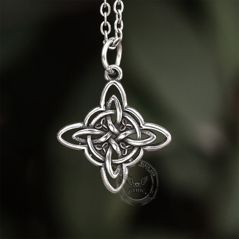 Sterling Silver Trinity Knot Connemara Marble Pendant - Solvar -  Fallers.com - Fallers Irish Jewelry