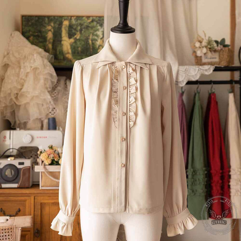 Vintage Court Style Elegant Shirt