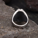 Vintage Cross Pattern Stainless Steel Punk Ring