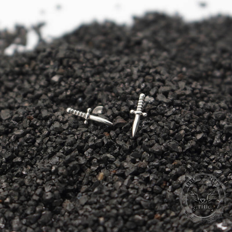 Vintage Dagger G23 Titanium Alloy Piercing Ring | Gthic.com