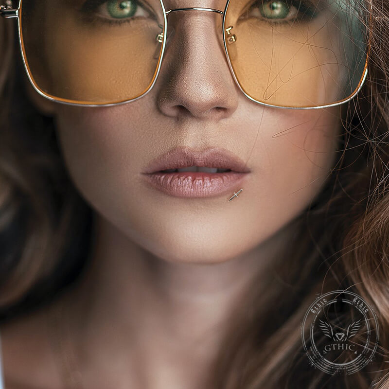 Vintage Dagger G23 Titanium Alloy Piercing Ring | Gthic.com