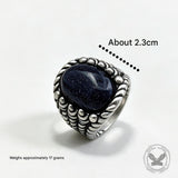 Vintage Dragon Claw Stainless Steel Turquoise Ring