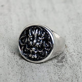 Vintage Dragon Head Pattern Stainless Steel Ring