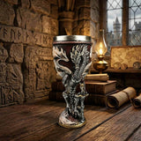 Vintage Dragon Sword Stainless Steel Gothic Wine Goblet