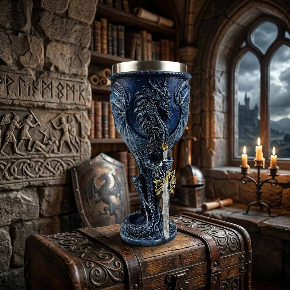 Skull Heads roestvrijstalen hars biermok