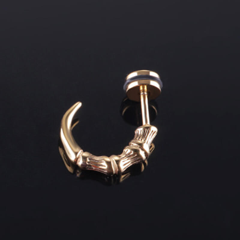 Vintage Eagle Claw Stainless Steel Earrings | Gthic.com