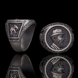 Vintage Explorer Elephant Sterling Silver Ring | Gthic.com