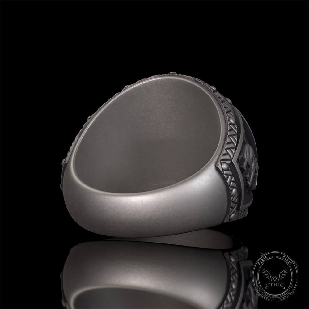 Vintage Explorer Elephant Sterling Silver Ring