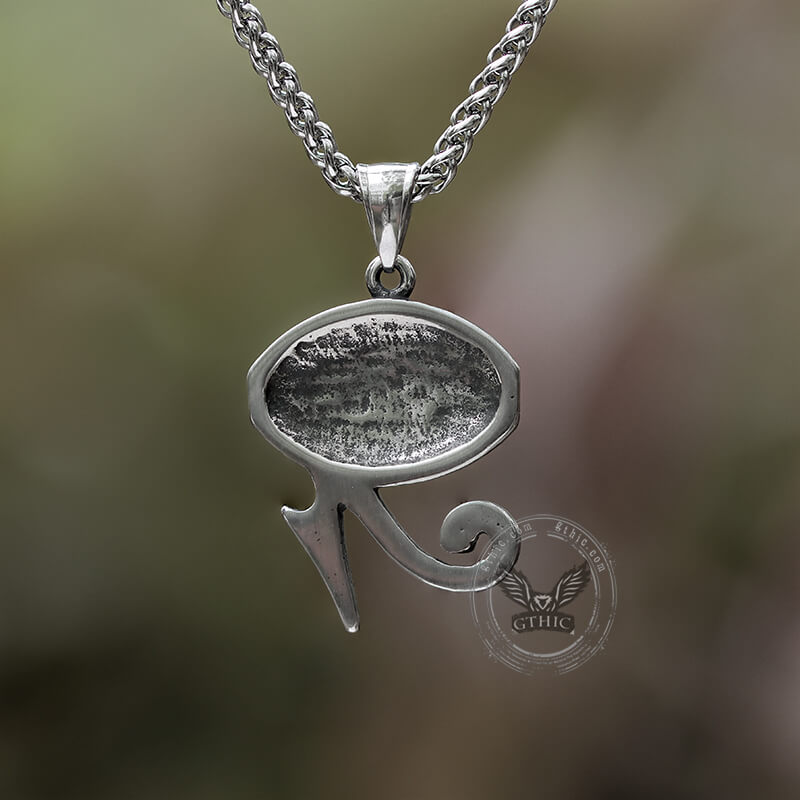 Vintage Eye of Ra Stainless Steel Pendant