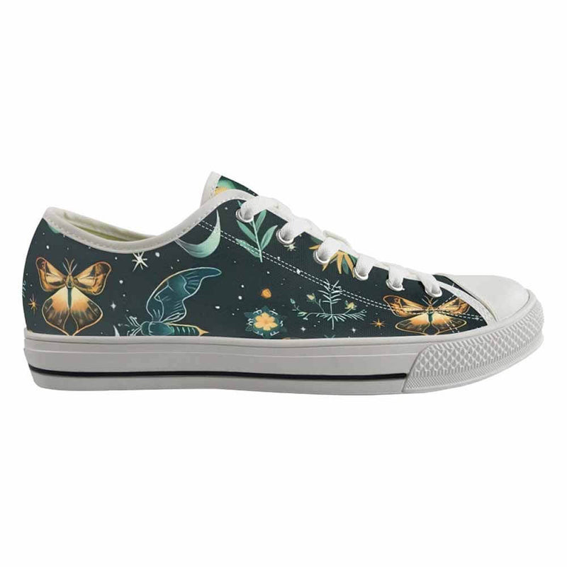 Vintage Fairy Butterfly Stars Canvas Shoes | Gthic.com