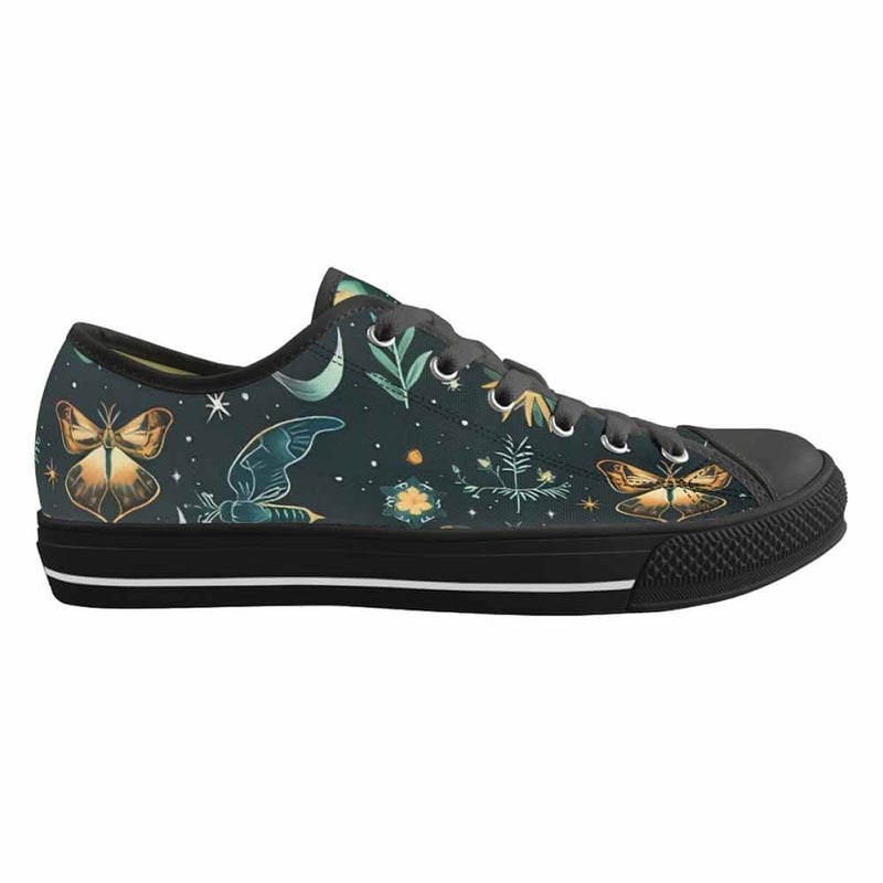 Vintage Fairy Butterfly Stars Canvas Shoes | Gthic.com