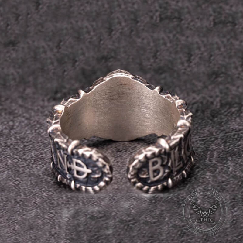 Vintage Fire Dragon Sterling Silver Ring