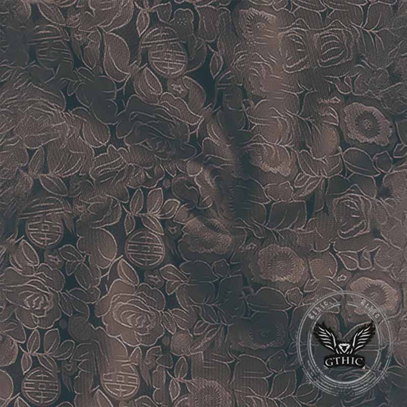 Vintage Floral Print Short Sleeve Polo Shirt