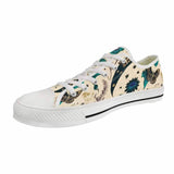 Vintage Flower Butterfly Canvas Shoes