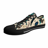 Vintage Flower Butterfly Canvas Shoes