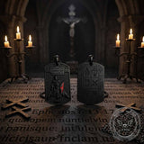 Vintage Full Armor of God Knight Stainless Steel Pendant | Gthic.com
