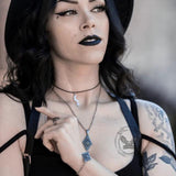 Vintage Geometric Bohemian Pattern Stainless Steel Jewelry Set