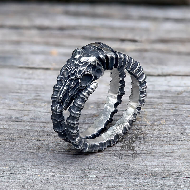 vintage_goat_head_skull_stainless_steel_open_ring_gthic