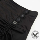 Vintage Gothic Lace-Panel Lolita Mid-Length Skirt