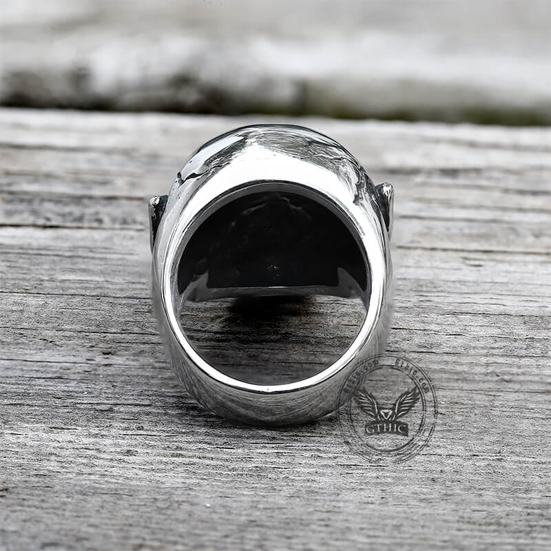 Vintage Hannya Oni Stainless Steel Ring