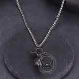 Vintage Heart Shape Stainless Steel Pendant