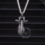 Vintage Heart Shape Stainless Steel Pendant