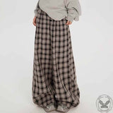 Vintage High Waist Plaid Design pants | Gthic.com