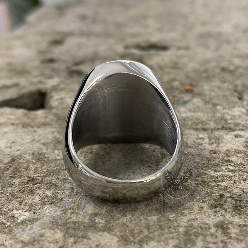 Vintage Hobo Skeleton Stainless Steel Ring