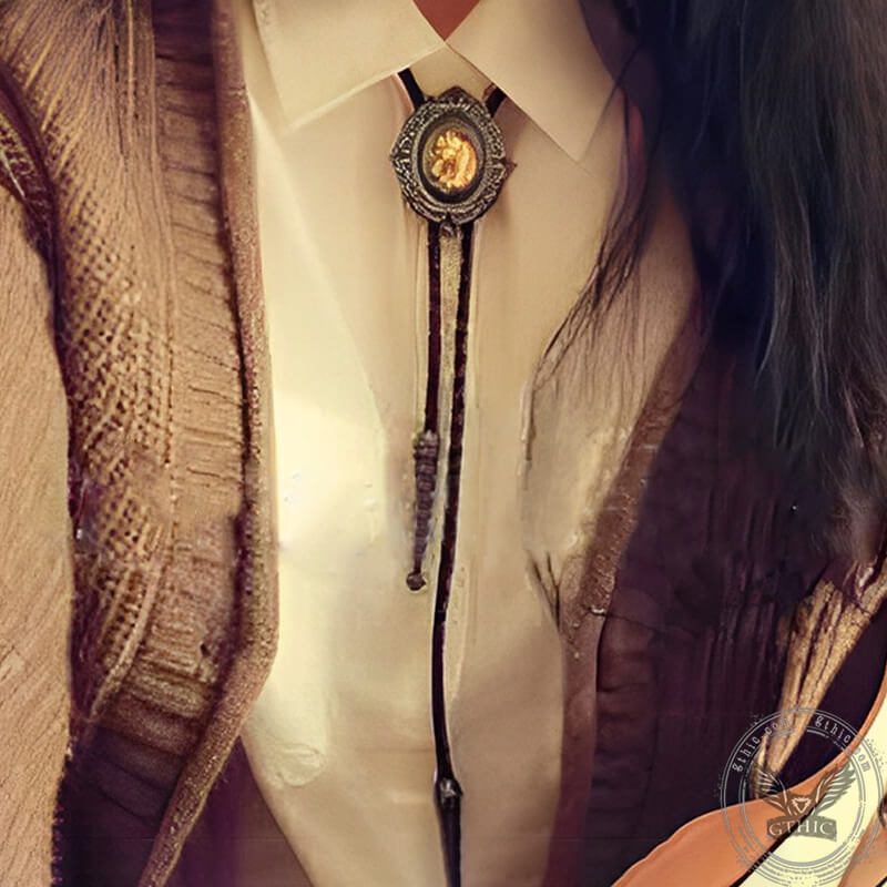 Vintage Horse Head Alloy Cowboy Bolo Tie