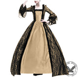 Vestido de traje medieval vintage de spandex