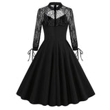 Vintage Lace Pattern Cutout Ball Dress  | Gthic.com