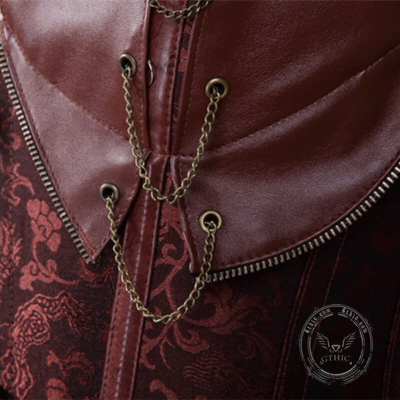 Vintage Lace Up Halter Neck Corset Top