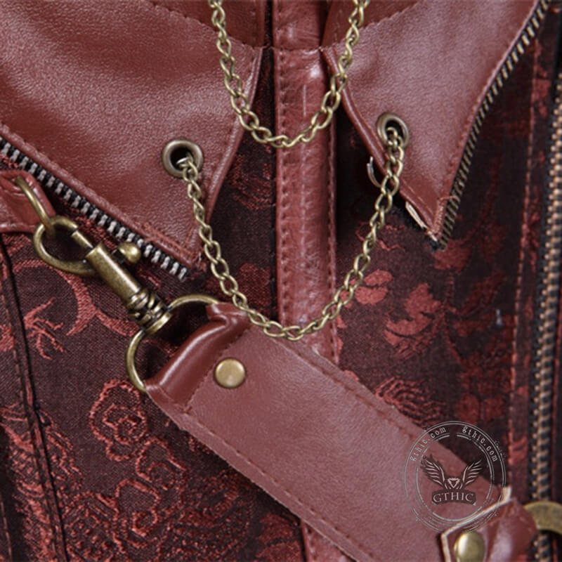 Vintage Lace Up Halter Neck Corset Top