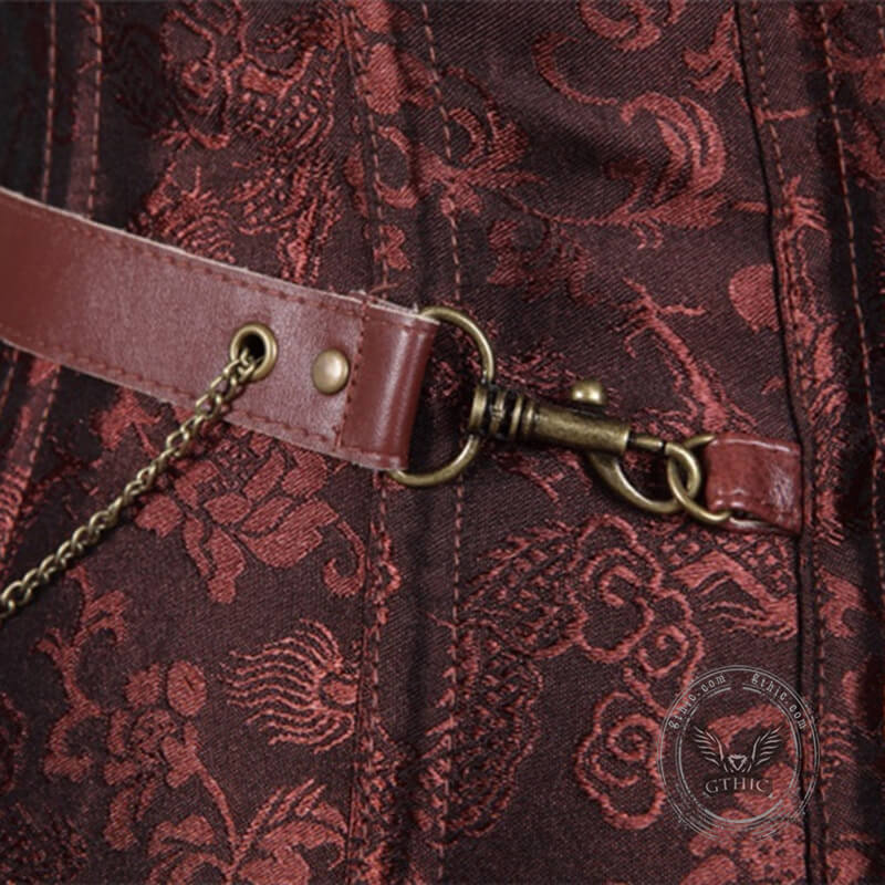 Vintage Lace Up Halter Neck Corset Top