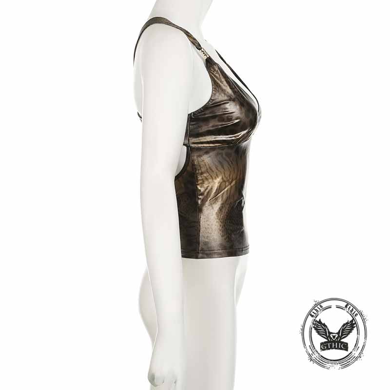 Bustier corsé de cuero de encaje negro