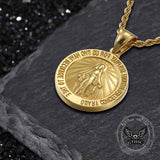 Vintage Maria Letters Stainless Steel Religion Pendant