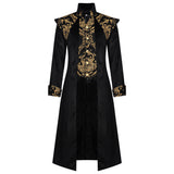 Vintage Medieval-Style Long Tailcoat Costume