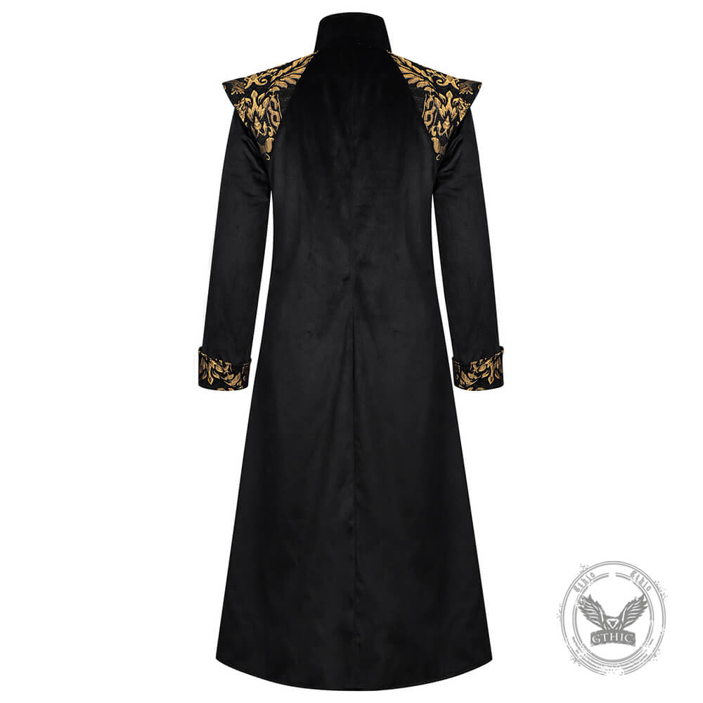 Vintage Medieval-Style Long Tailcoat Costume