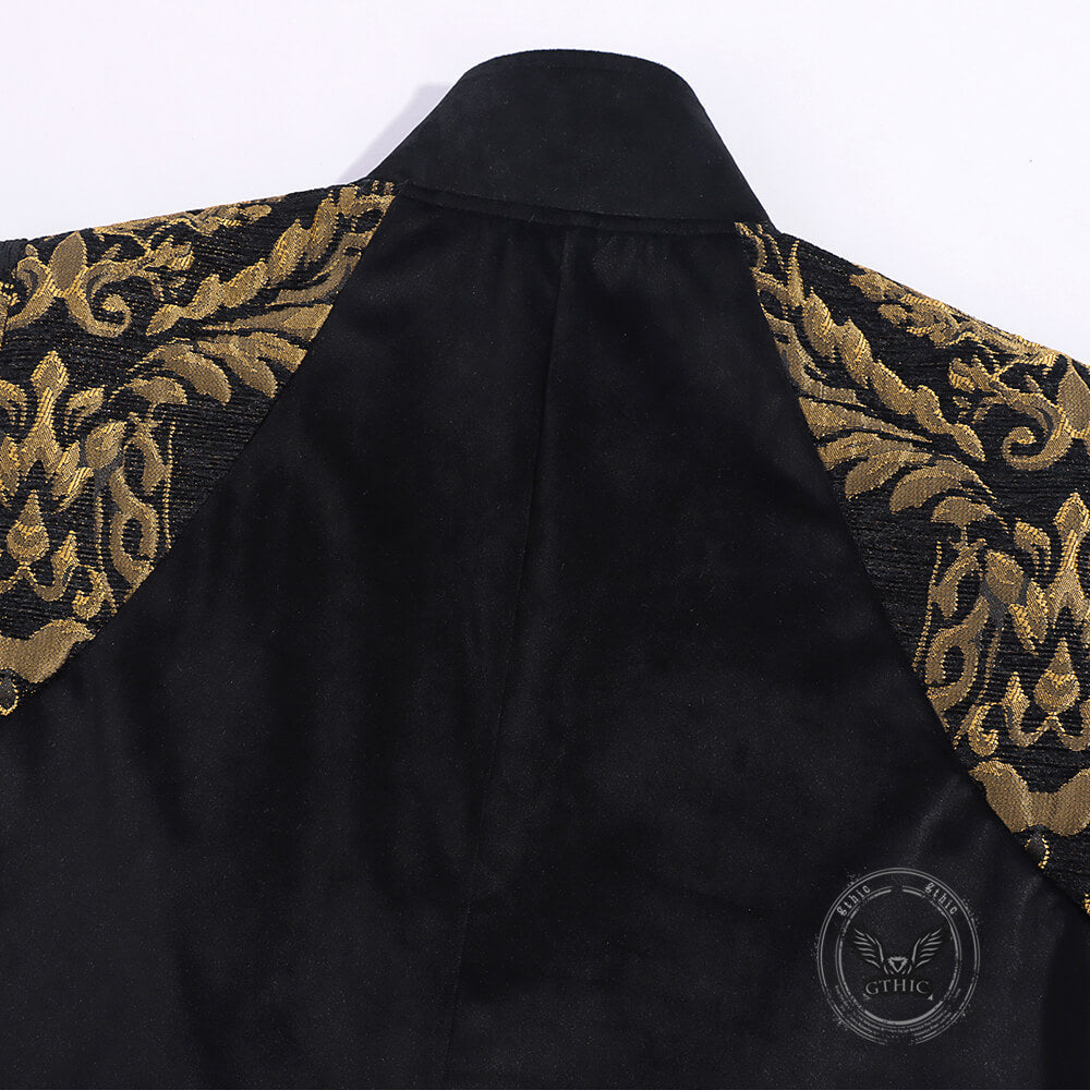Vintage Medieval-Style Long Tailcoat Costume