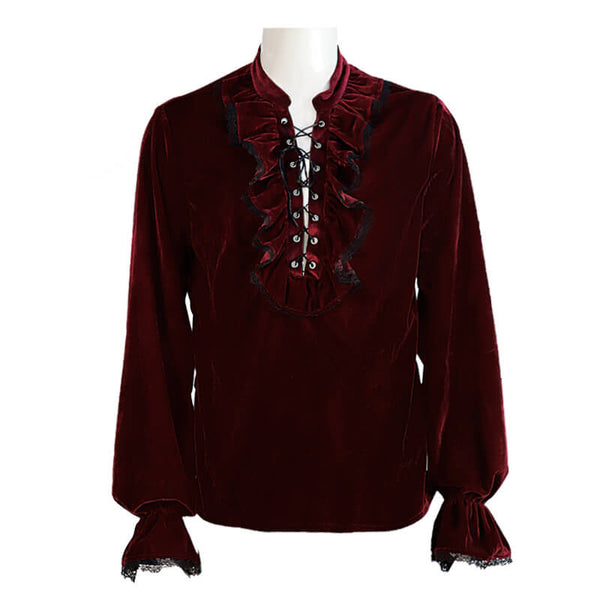 Vintage Medieval Count Polyester Shirt | Gthic.com