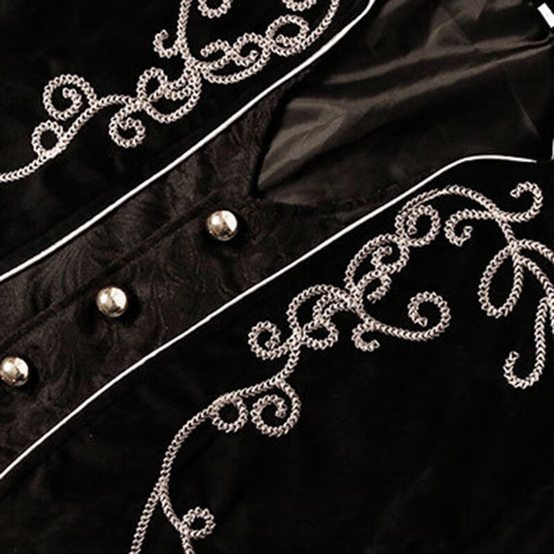 Vintage Medieval Halloween Costume Tailcoat