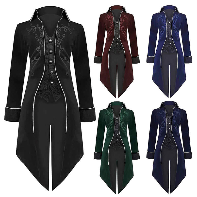 Vintage Medieval Halloween Costume Tailcoat | Gthic.com