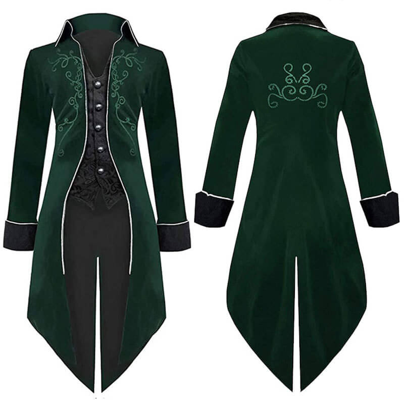 Vintage Medieval Halloween Costume Tailcoat | Gthic.com