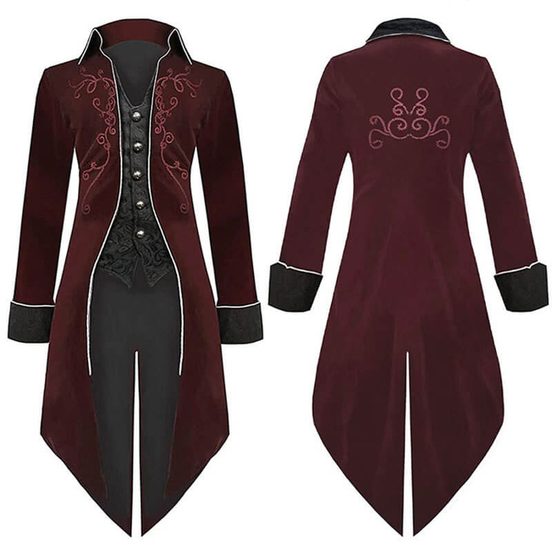 Vintage Medieval Halloween Costume Tailcoat | Gthic.com