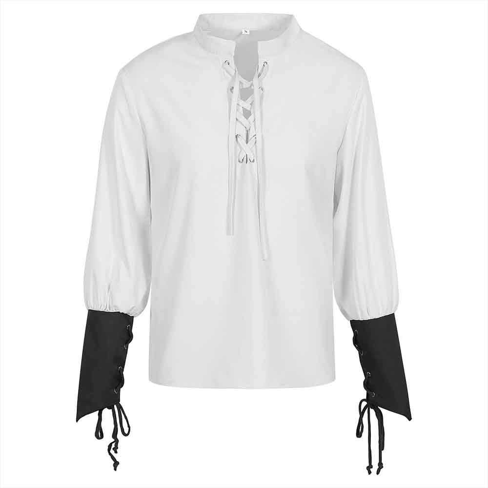 Vintage Medieval Jacquard Pirate Vest Costume Set