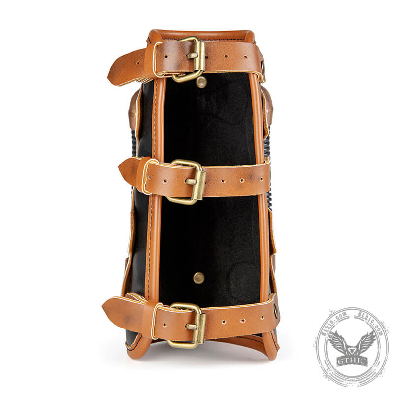 Vintage Medieval Knight Punk Leather Bracer – GTHIC