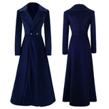 Vintage Medieval Long Trench Coat Halloween Costume 02 | Gthic.com