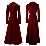 Vintage Medieval Long Trench Coat Halloween Costume 02 | Gthic.com