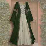Vintage Medieval Spandex Costume Dress
