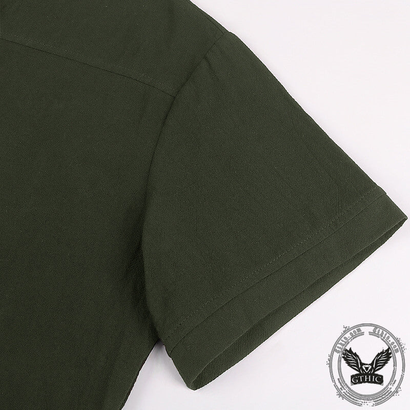 Vintage Medieval Strapped Warrior Belt Shirt | Gthic.com